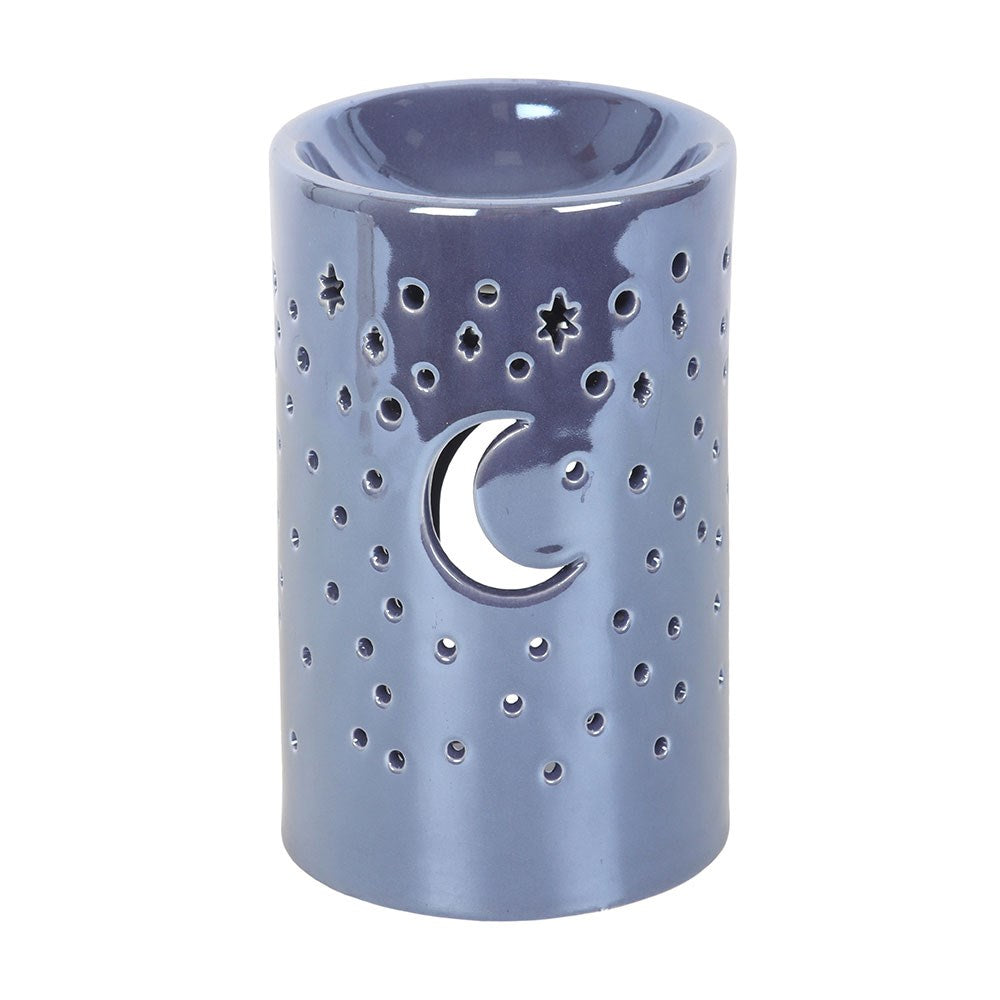 Iridescent Moon Duftlampe - Keramik Aromalampe Lila