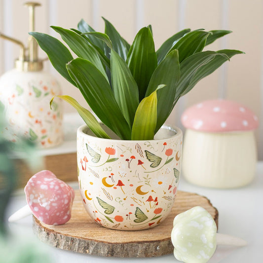 Fairy Folklore Print Plant Pot – Lifestyle mit Pflanze