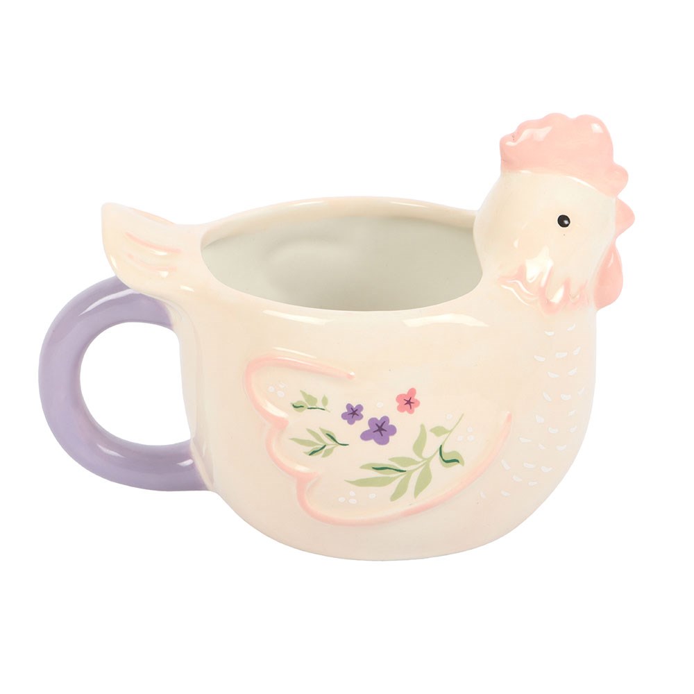 Süße Landhaus Osterdeko Tasse Becher Henne 3D Ostern 250 ml