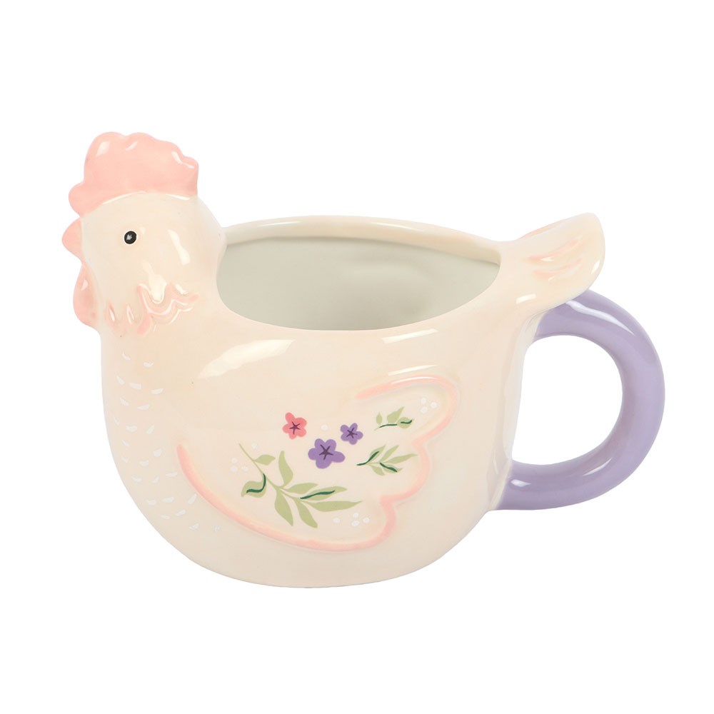 Süße Landhaus Osterdeko Tasse Becher Henne 3D Ostern 250 ml