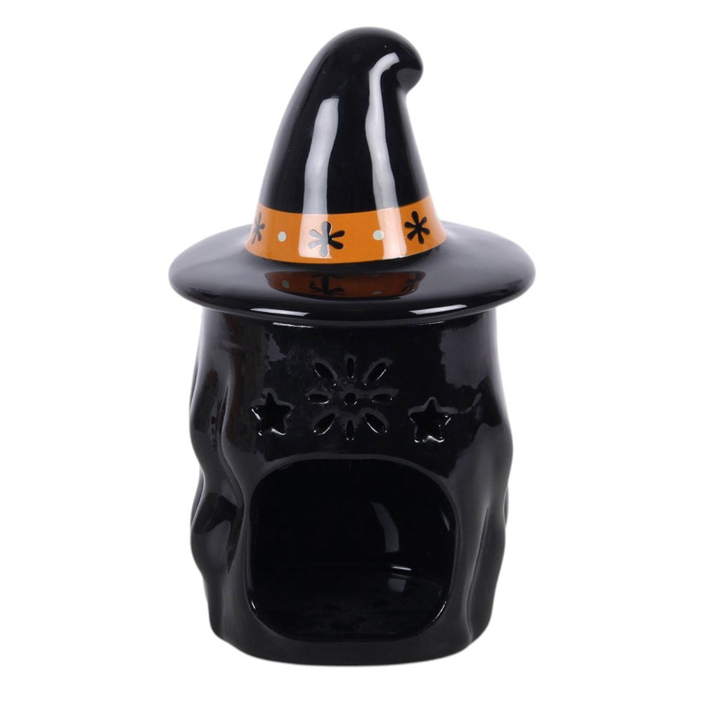 Halloween vintage Duftlampe "Kleine Hexe "Frightful Folk Witch"