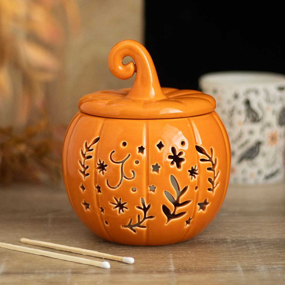 Pumpkin Halloween Duftlampe Kürbis orange vintage Style