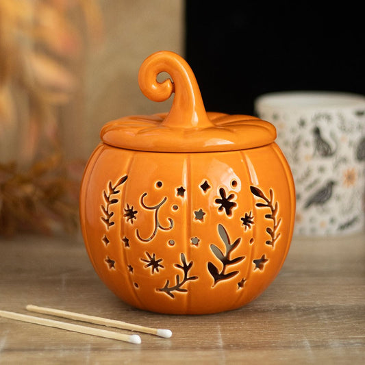 Pumpkin Halloween Duftlampe Kürbis orange vintage Style