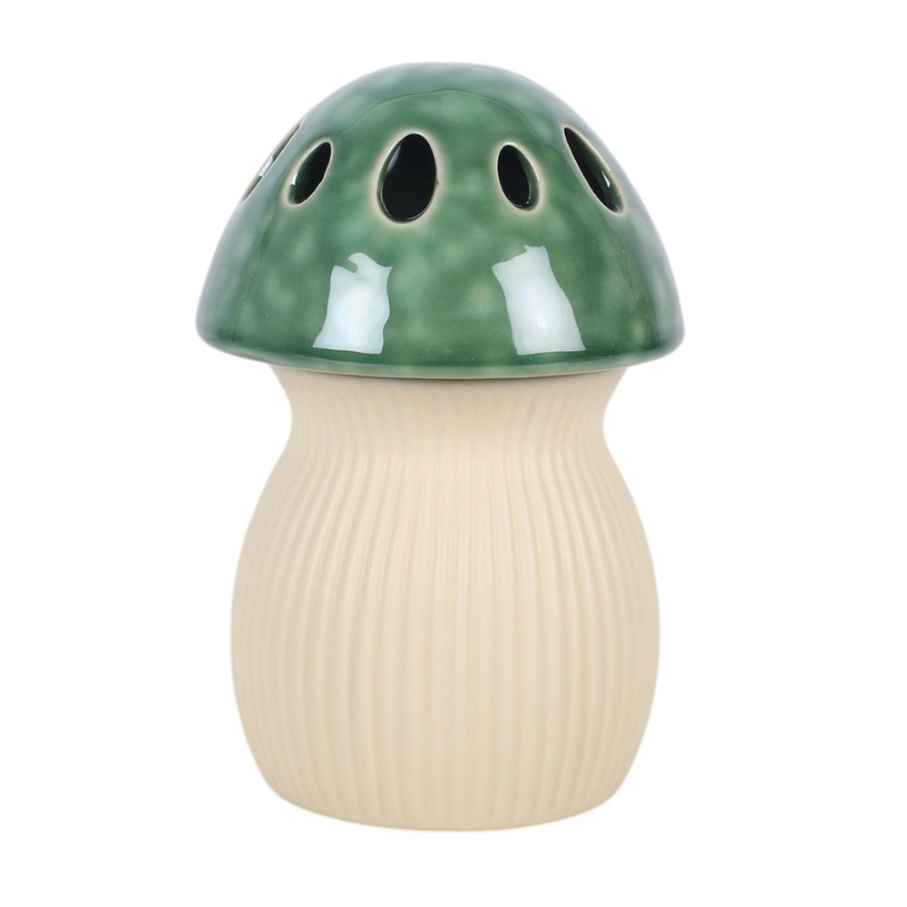 Mushroom Ceramic Oil Burner – Deckel abgenommen