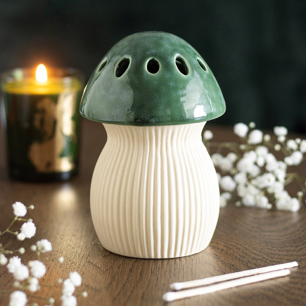 Mushroom Ceramic Oil Burner – Produktfoto freistehend