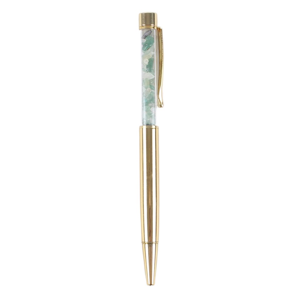Aventurin-Stift gold Detailansicht