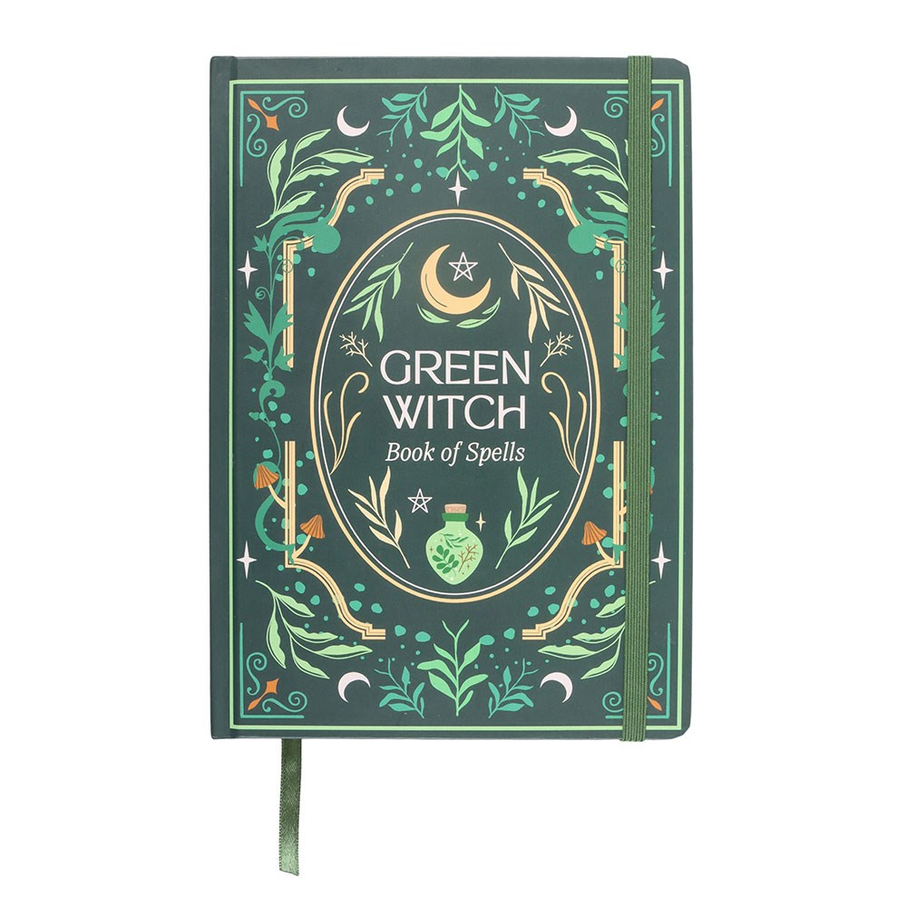 Hexen Tagebuch „Green Witch“ A5-Notizbuch