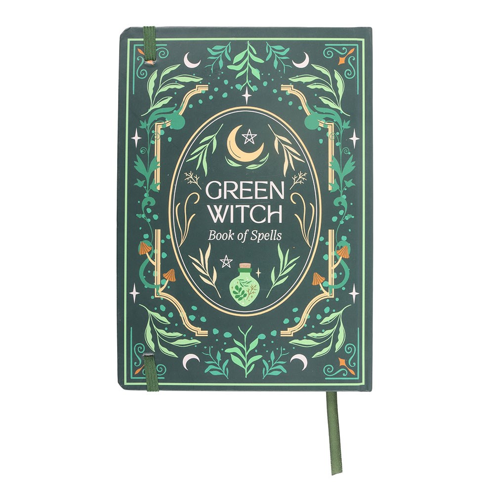 Hexen Tagebuch „Green Witch“ A5-Notizbuch