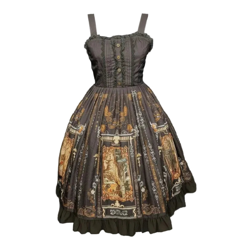 Vintage Gothic Lolita JSK – „Cathedral of Shadows“ von "Lolitimes" S/M