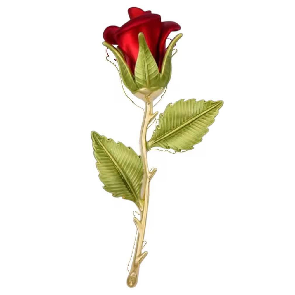 Romantische Rosen Brosche vintage