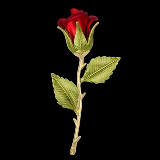 Romantische Rosen Brosche vintage