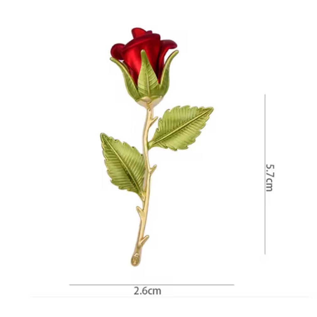 Romantische Rosen Brosche vintage