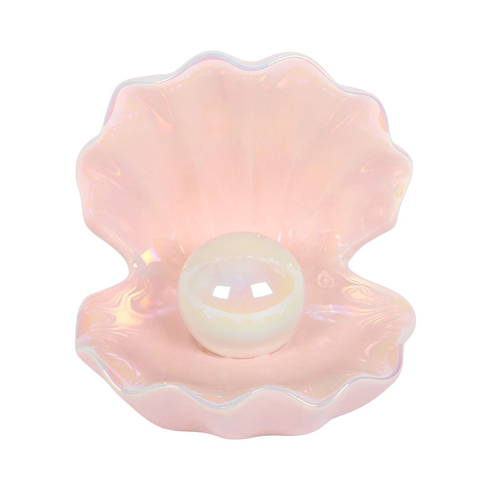 Schimmerde Schmuckschale offen Muschel rosa romantisch vintage Stil