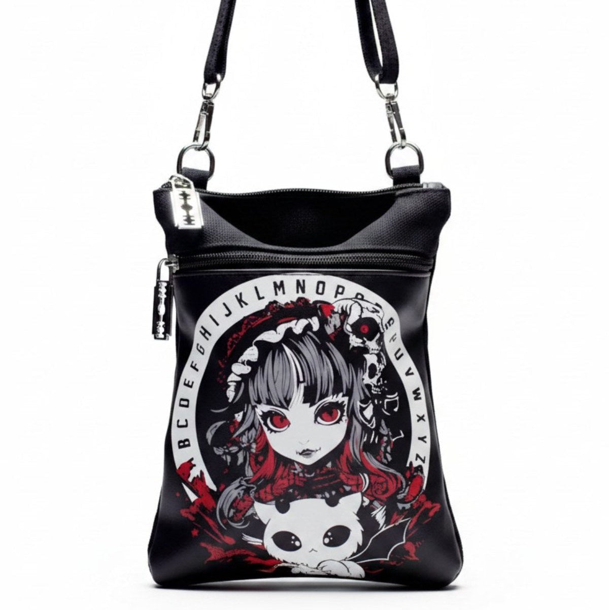 Ouija Demon Schultertasche Gothic Anime Schwarz Cupcake Cult