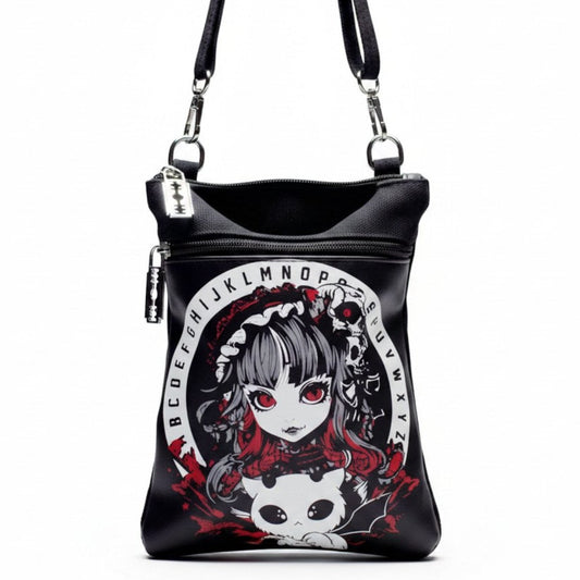 Ouija Demon Schultertasche Gothic Anime Schwarz Cupcake Cult
