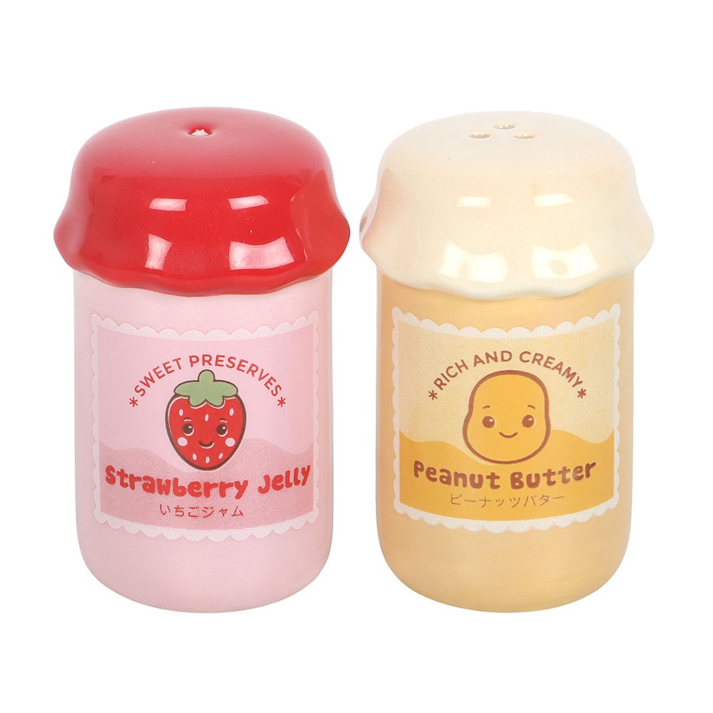 Peanut Butter and Jelly Salz- und Pfefferstreuer Set Kawaii