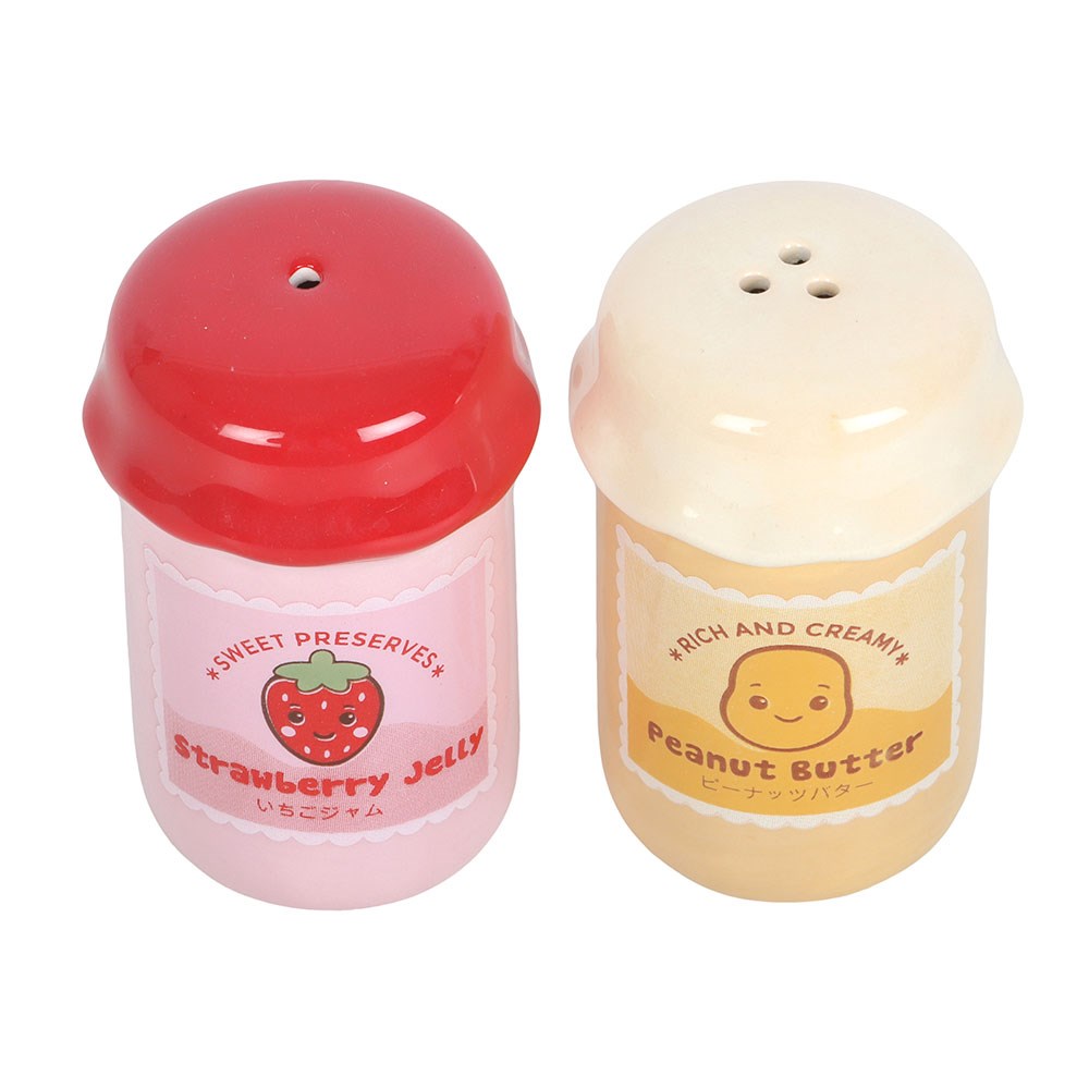 Peanut Butter and Jelly Salz- und Pfefferstreuer Set Kawaii