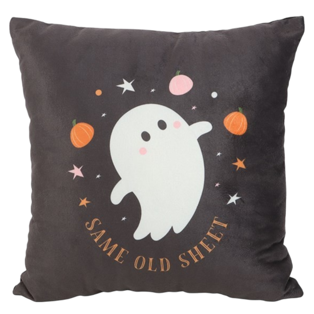 Halloween Kissen "Same Old Sheet" Geist 35x35cm Dekokissen Gothic