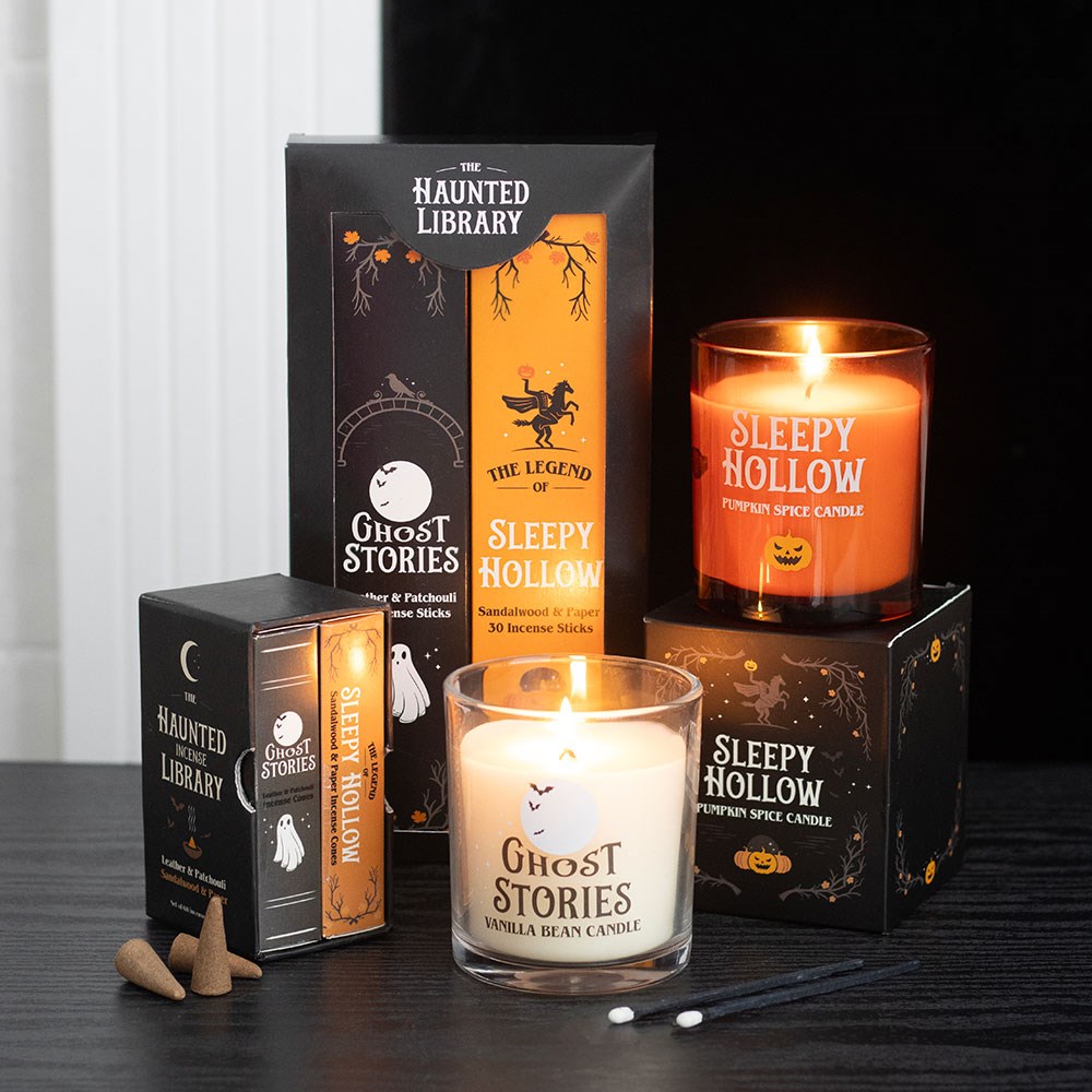 The Haunted Library Halloween Geister Räucherstäbchen Geschenkset
