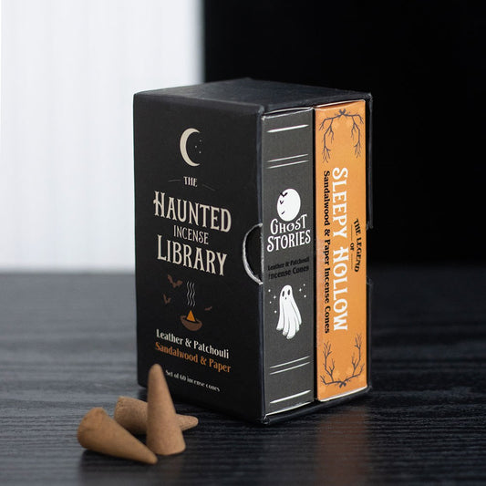 The Haunted Library Geister Räucherkegel Geschenkset Halloween