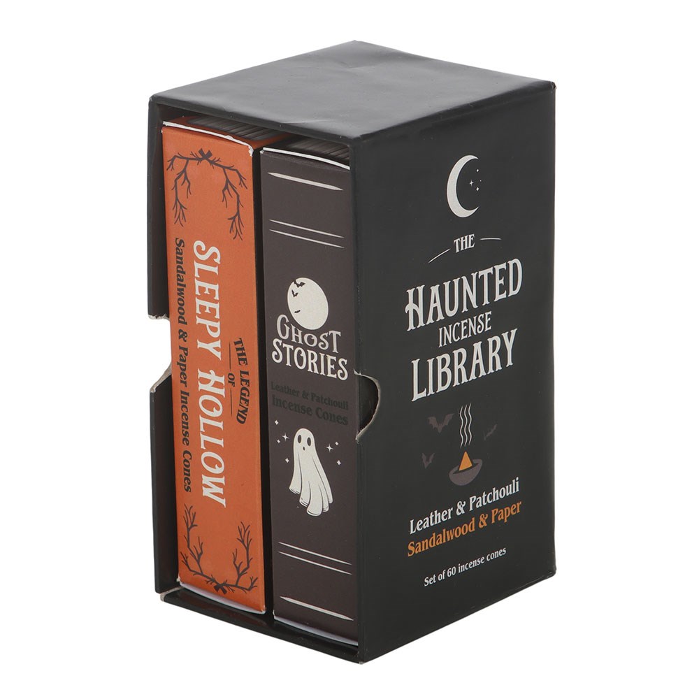 The Haunted Library Geister Räucherkegel Geschenkset Halloween