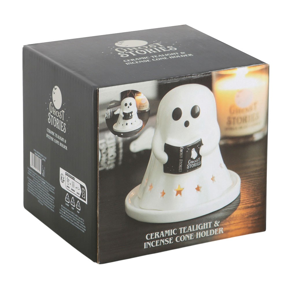 Ghost Stories Keramik Geist Teelicht- & Räucherkegelhalter Halloween