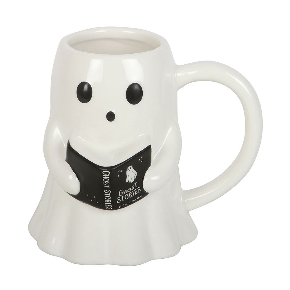 Ghost Stories Keramiktasse – Geist mit Buch Halloween Mug