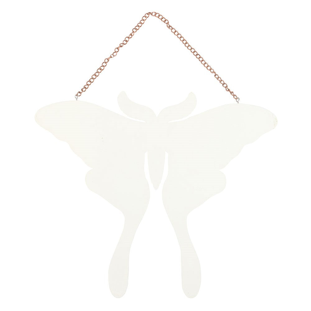 Wanddeko Nachtfalter Luna Moth Vintage Witchy MDF