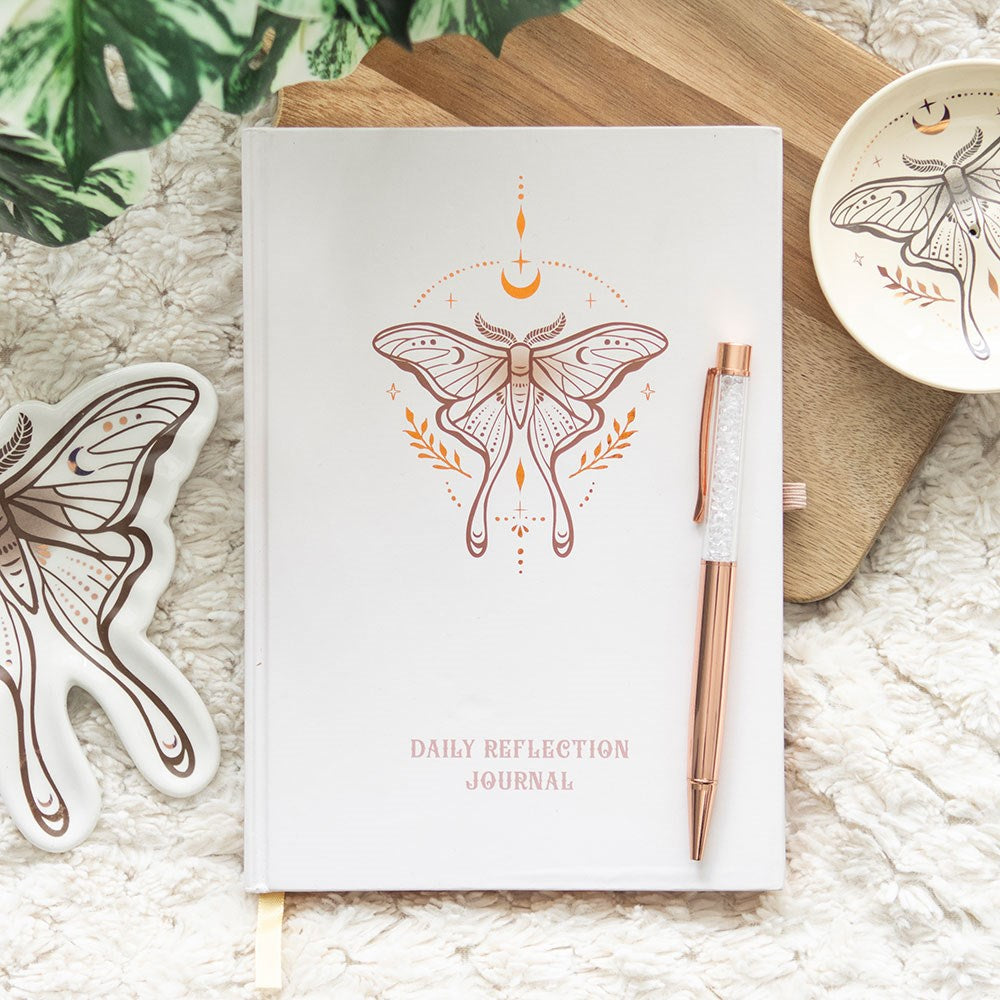 Daily Reflection Journal Luna Moth freistehend