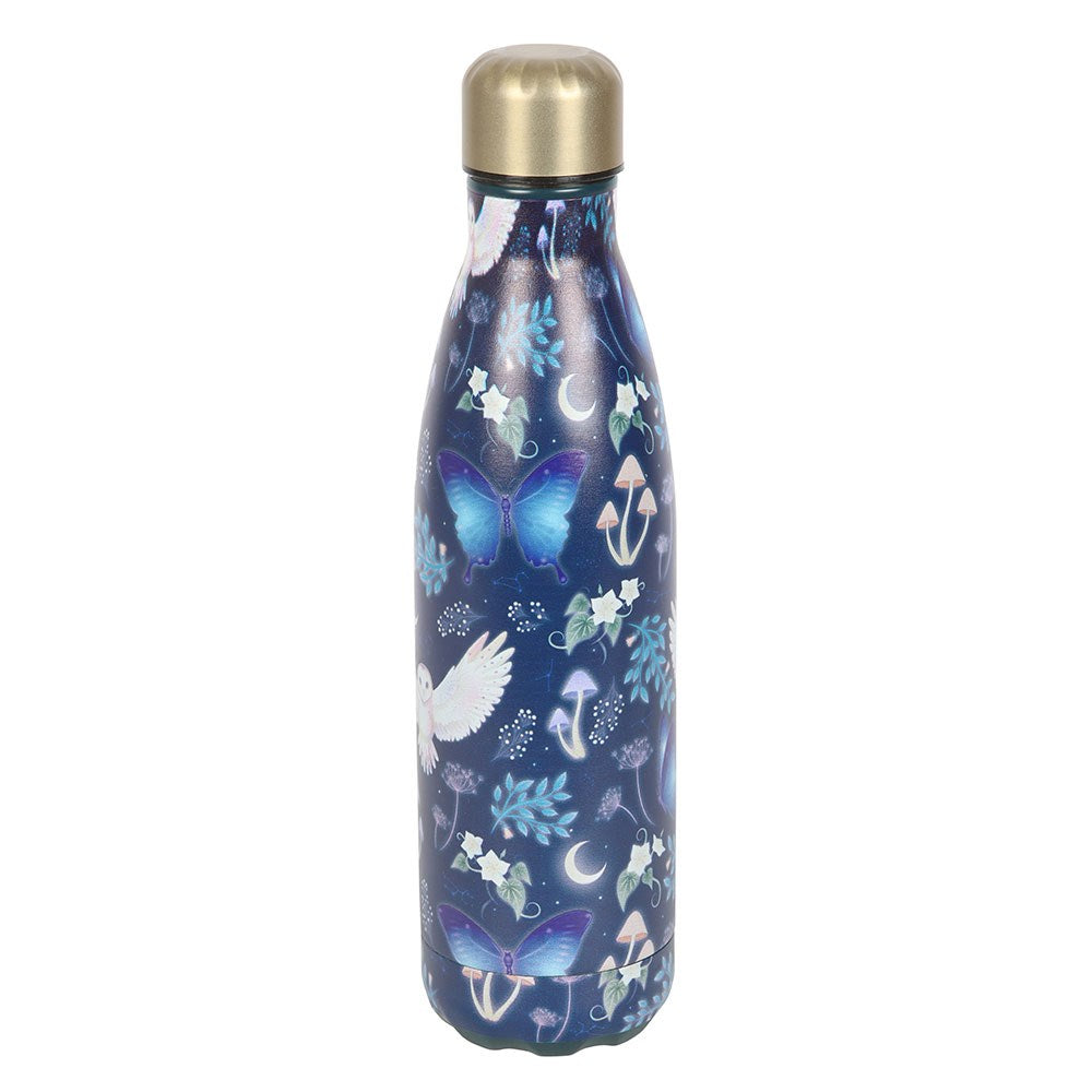 Night Flight Trinkflasche - Mystische Eule 500ml -Thermosflasche Fantasy