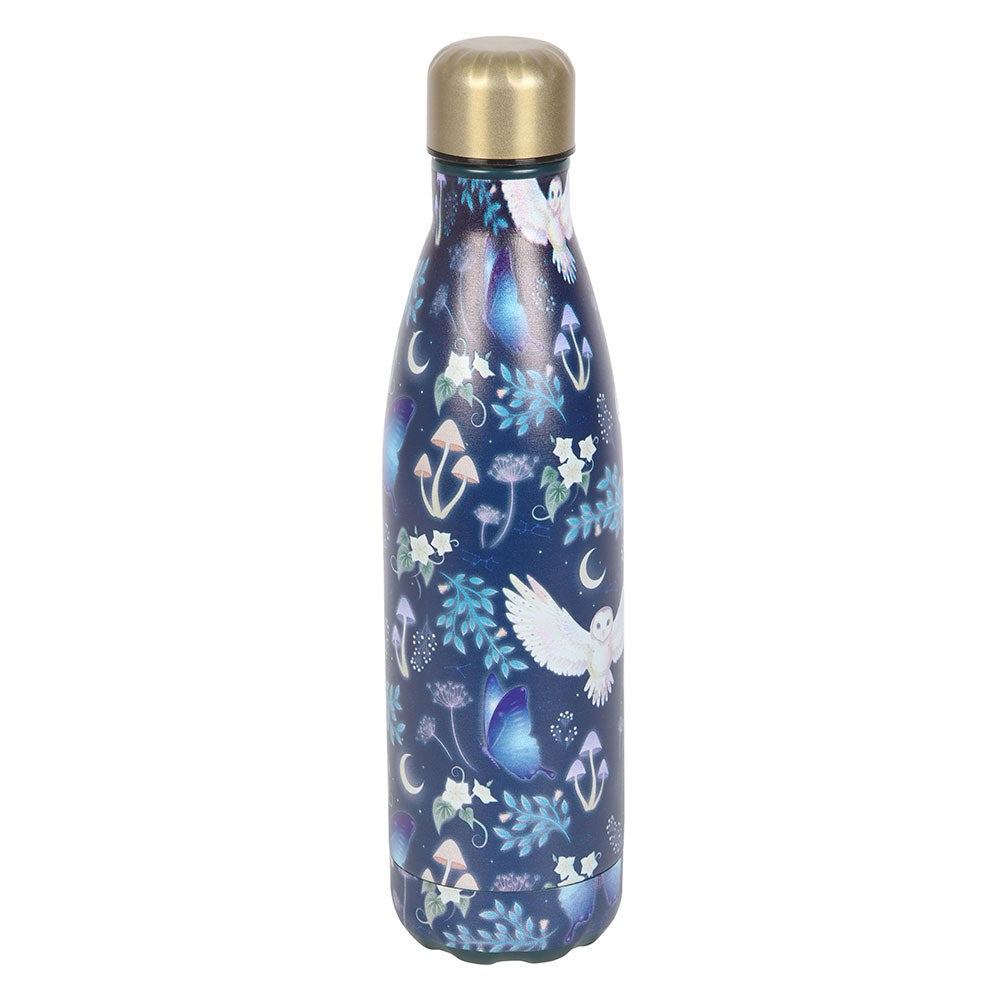 Night Flight Trinkflasche - Mystische Eule 500ml -Thermosflasche Fantasy