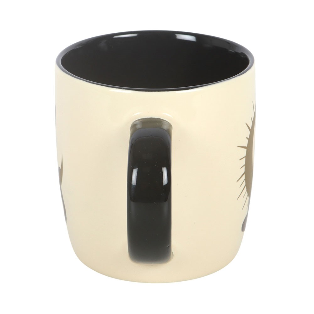 Magick Cat Keramiktasse – Schwarze Katze mit Mond