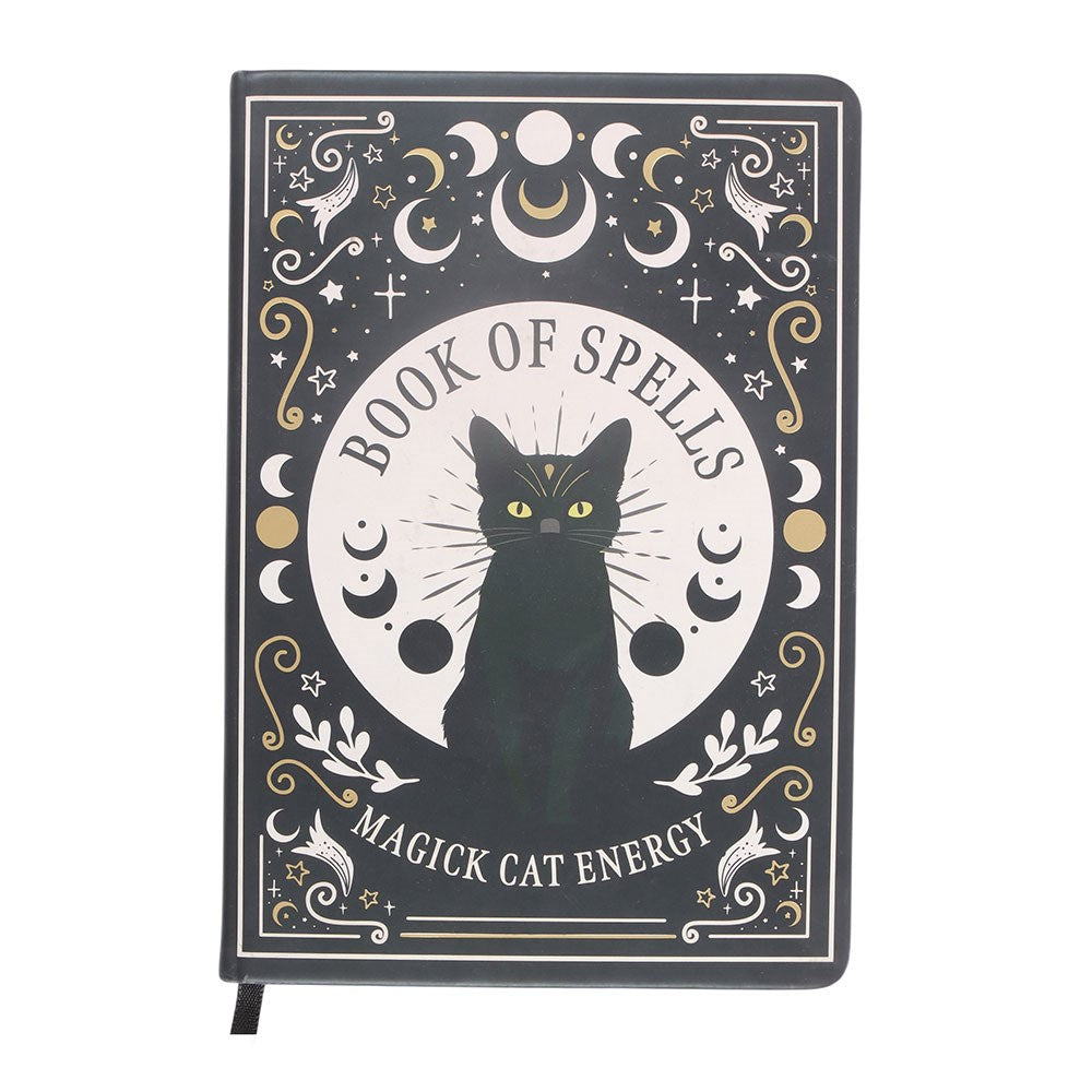 Book of Spells Notizbuch – Magick Cat Energy