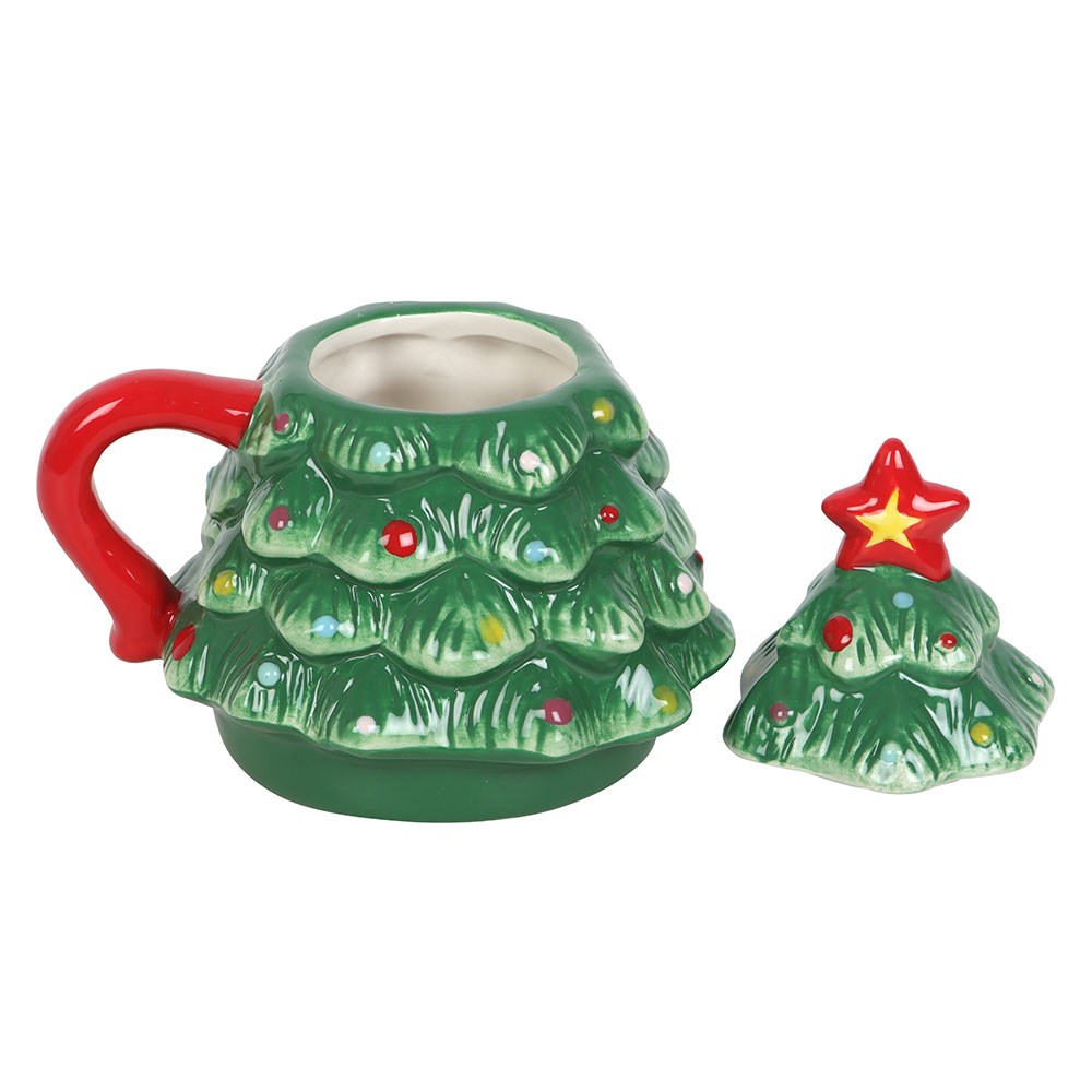 Nostalgische Tasse in 3D als Weihnachtsbaum