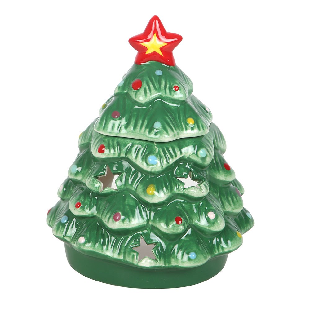 Nostalgischer Ölbrenner 3D als Weihnachtsbaum