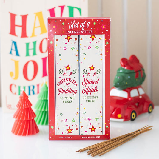 Nostalgisches Set mit 2 Räucherstäbchenpackungen Weihnachten