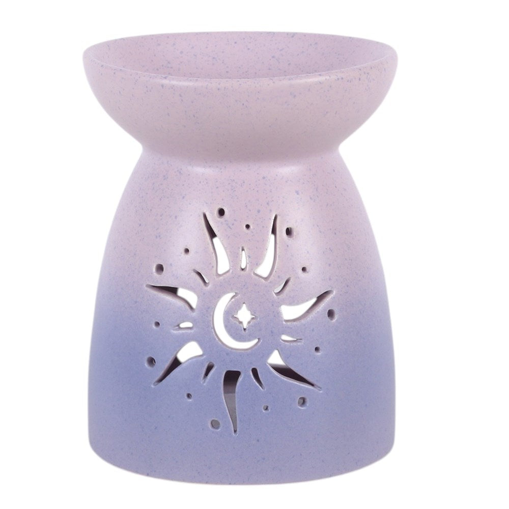 Pastel Skies Ceramic Oil Burner – Rückseite mit Sternchen