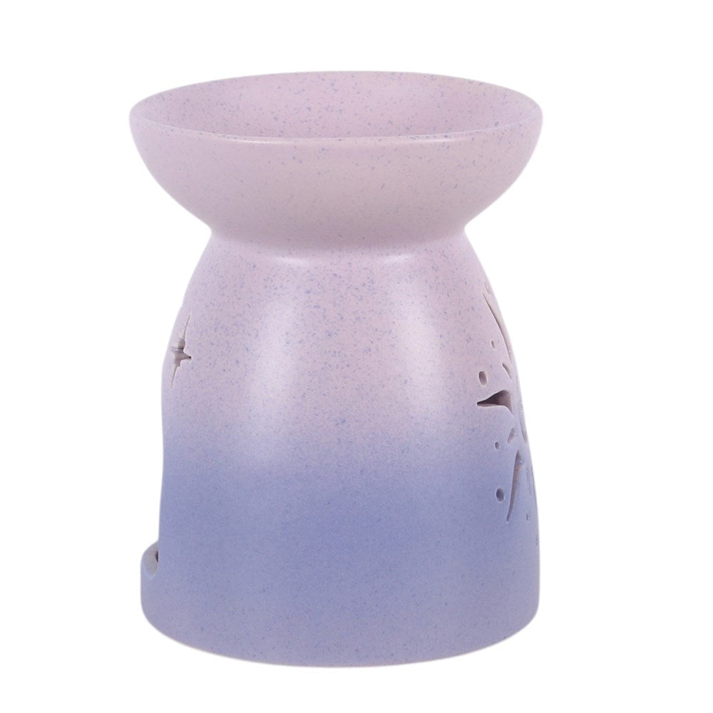 Pastel Skies Ceramic Oil Burner – Frontansicht Mond & Sonne