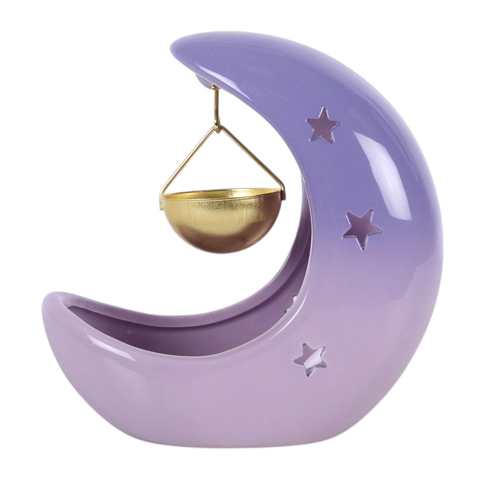 Crescent Moon Oil Burner Lila – Verpackung Crescent Moon Oil Burner Box
