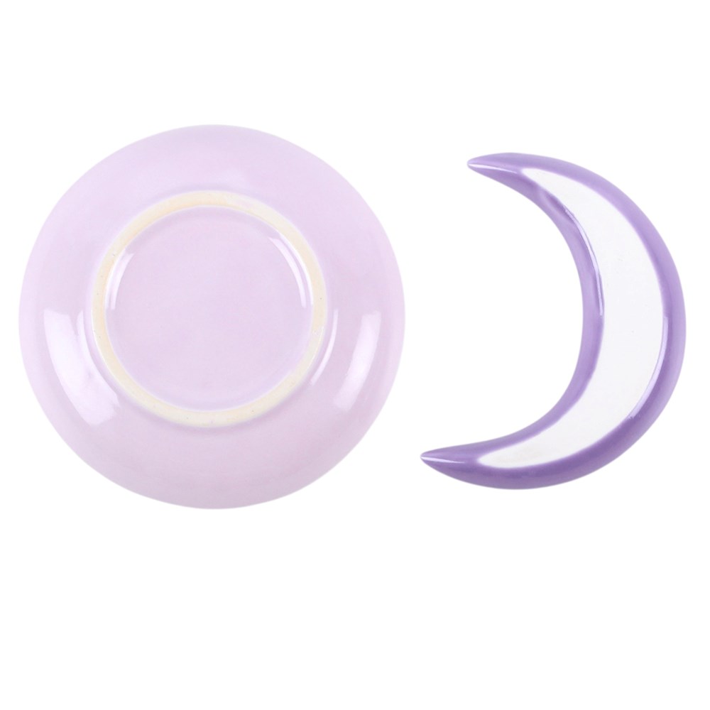 Celestial Schmuckschalen-Set – Unterseite runde Schale & Mondschale getrennt