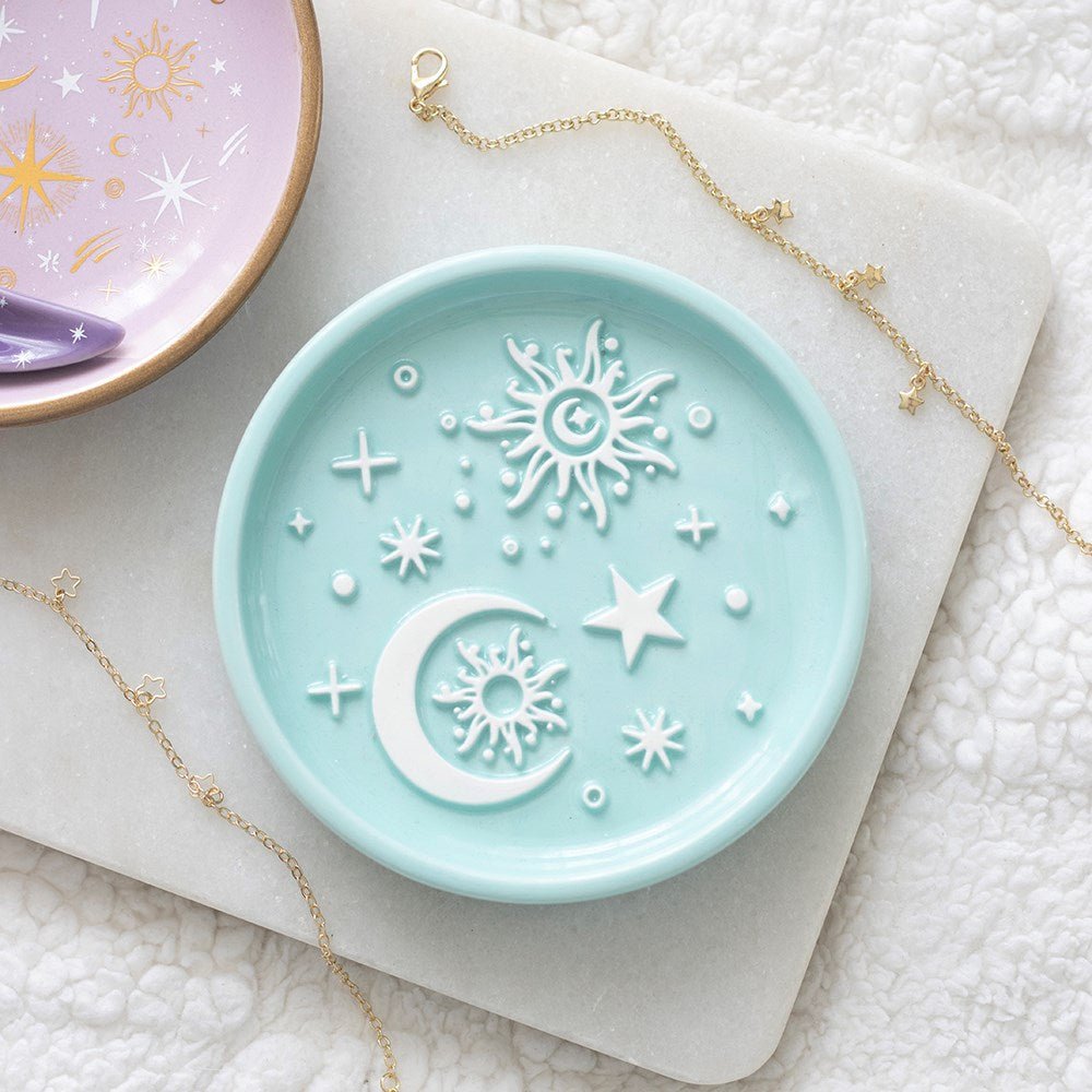 Pastel Moon & Sun Trinket Dish – Lifestyle mit Schmuck