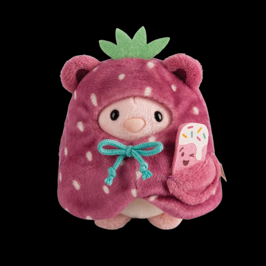 Nici Kuscheltier Hase Pibu 8cm mit Softeis u. Erdbeerkostüm