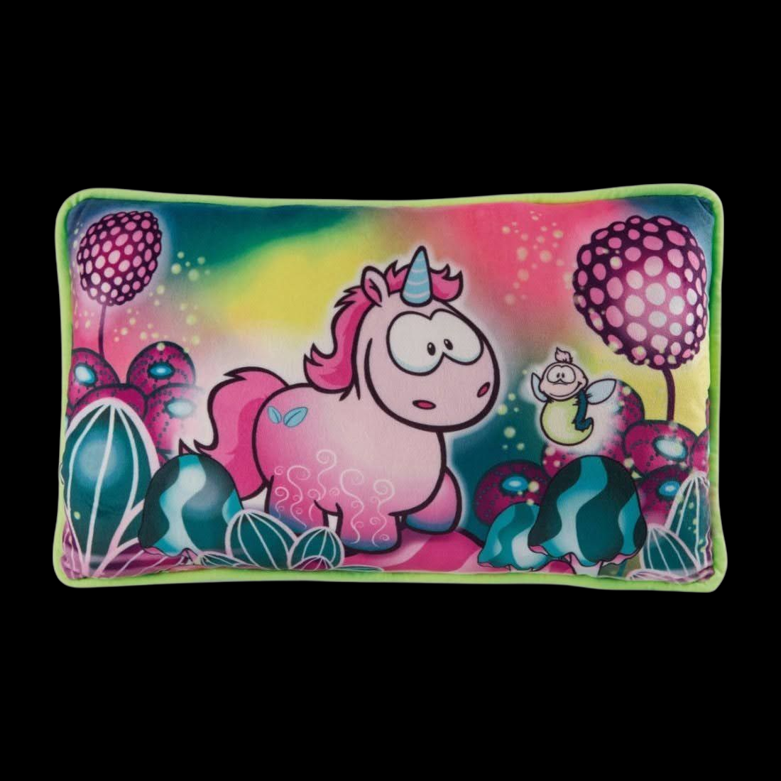 Nici rechteckiges Kissen Einhorn Midnight Floral Kissen
