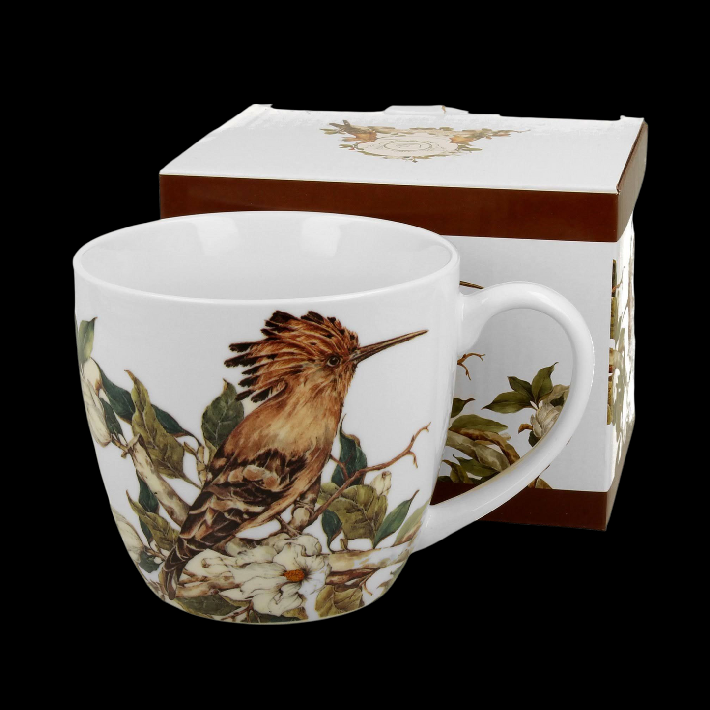 Duo Tasse Tiermotiv Wiedehopf 420 ml vintage