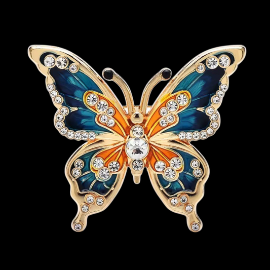 Nostalgische Brosche zierlicher Schmetterling