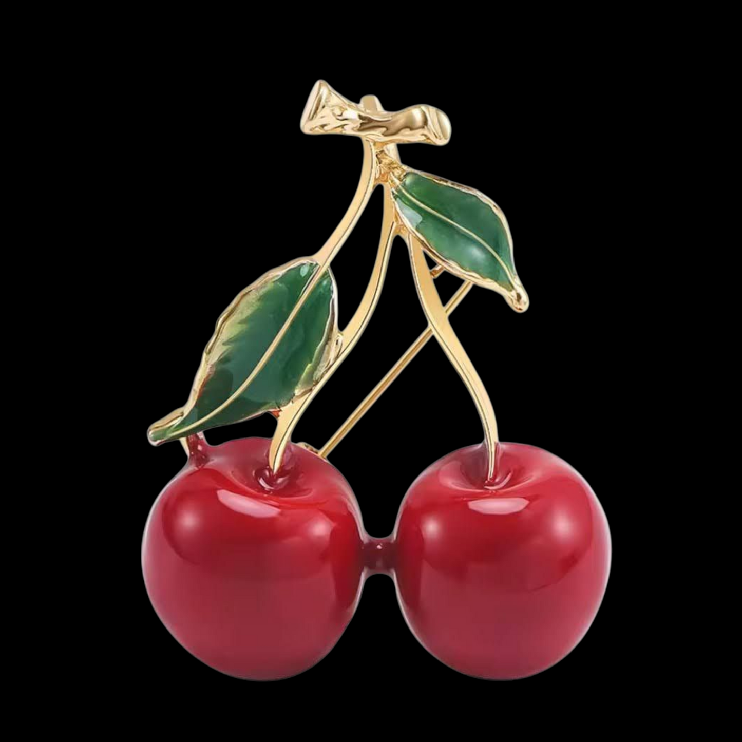 Dekorative Brosche Kirsche rockabilly Accessoires