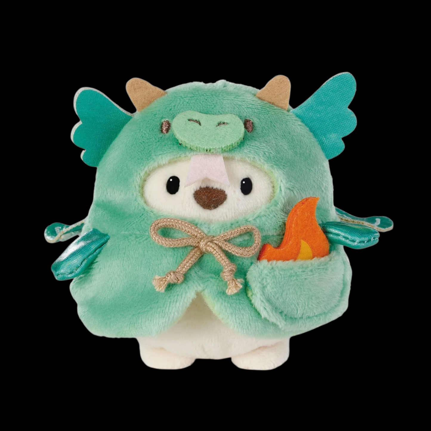 Nici Kuscheltier Set Eisbär Snono mit Flamme u. Drachenkostüm