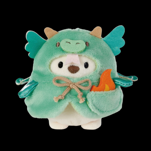 Nici Kuscheltier Set Eisbär Snono mit Flamme u. Drachenkostüm