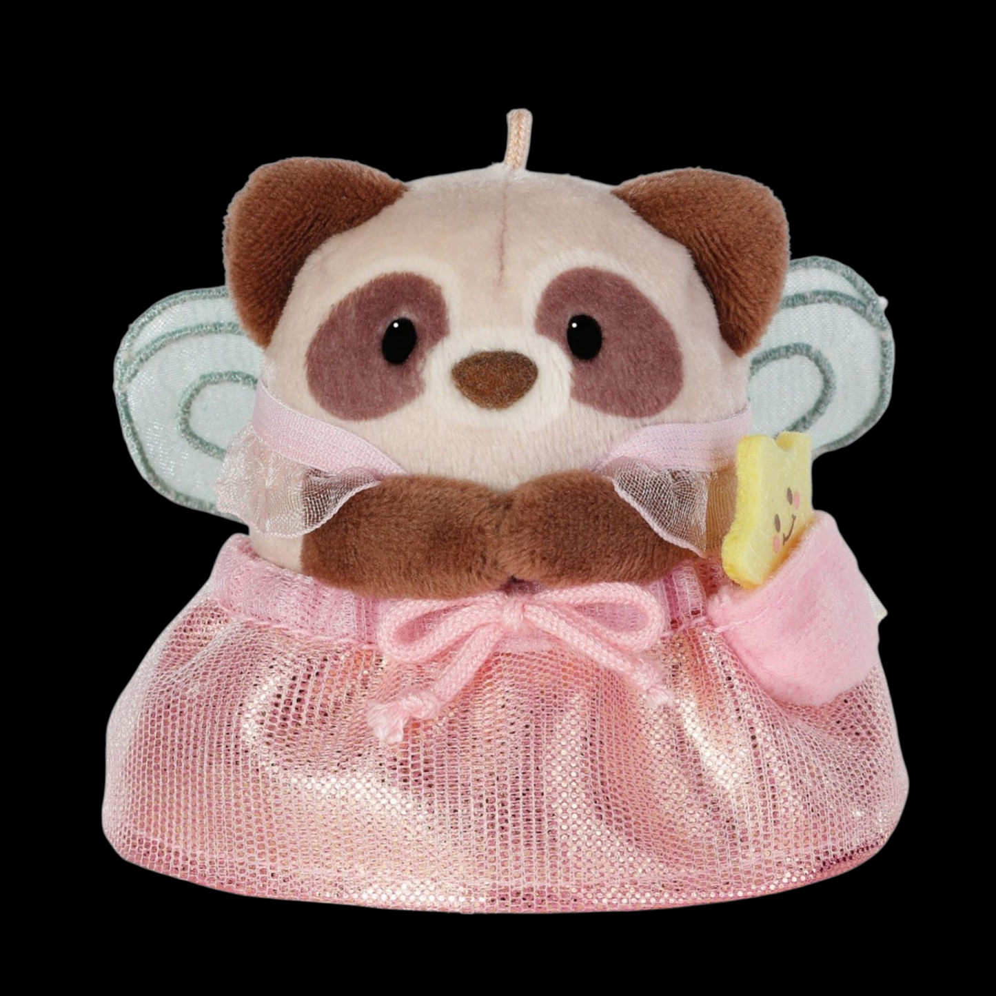 Nici Kuscheltier Set Waschbär Rakuma mit Zauberstab u. Feenkostüm