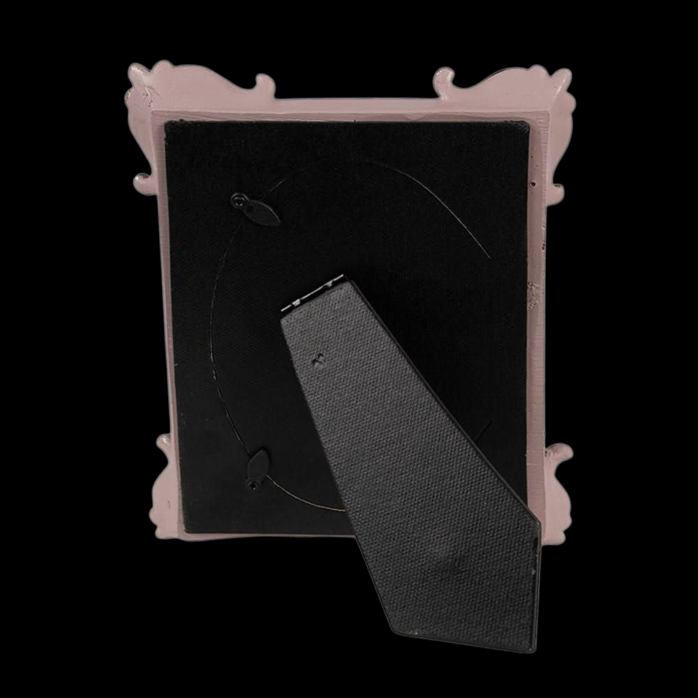 Dekorativer Bilderrahmen barock Pastell 10x15 metallicfarben